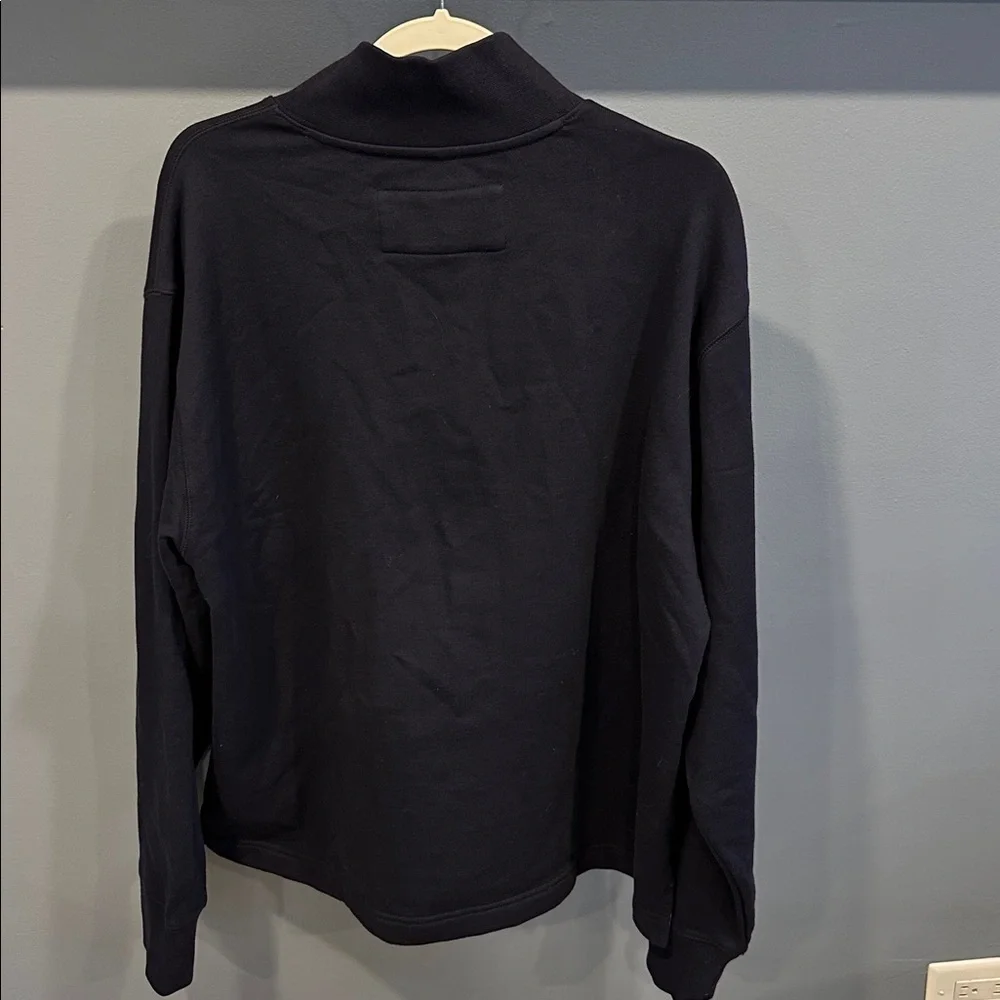 $120 Banana Republic TERRY MOCK-NECK SWEATSHIRT Sweater Mens Size LT NWOT
